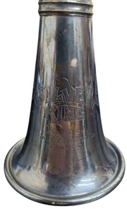 King Silverplate Clarinet W/Case Likely 1920s Vintage Collectible Instrument