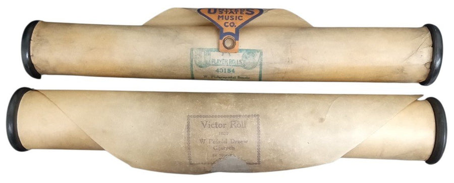 Rolls For Player Piano Likely 1920s Vintage Antique Collectible Music No Boxes