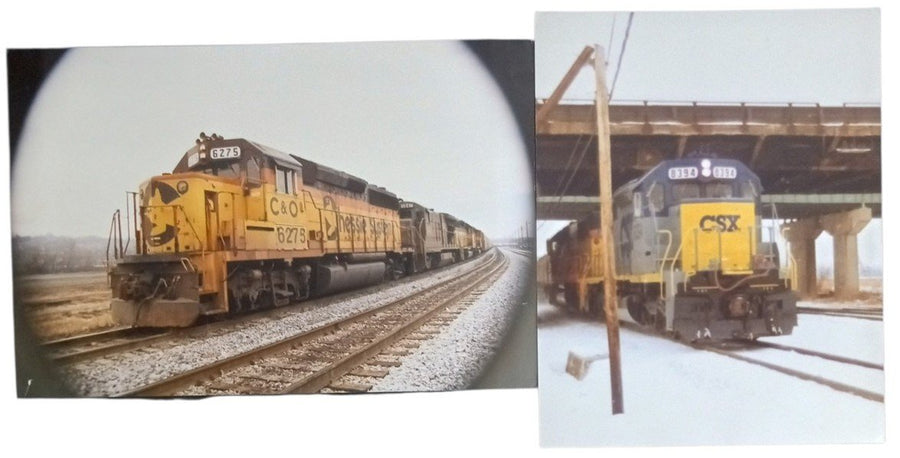 Train Photos 1990 Youngstown,Ohio William B.Hudron Unframed Retro 8"x10" 8"x12"