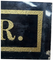 California Northern Railroad Jalousie Glass Sign