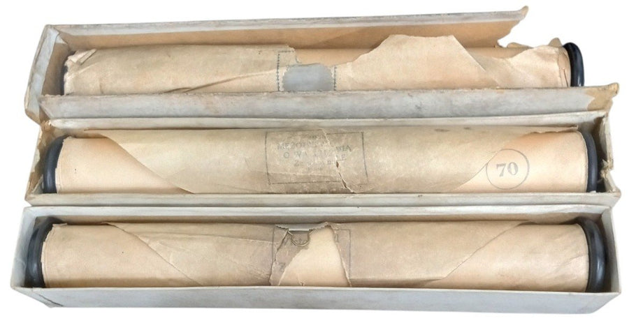 Rolls For Player Piano W/Boxes 1910s Set Of 3 Vintage Antique Collectible Music