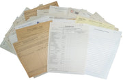 Railroad Papers/Ephemera 1880s-1920s Set Of 37 Antique Collectible Railroadiana