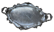 Reed and Barton 6710 Silver Plated Coffee & Tea Set With Tray, Victorian Pattern