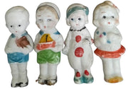 Penny Dolls Made In Japan Set Of 6 Likely 1930s Vintage Antique Collectible Toys