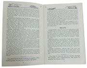 Prudential Insurance 1910 Cookbook & 1934 Songs Book Antique Collectible