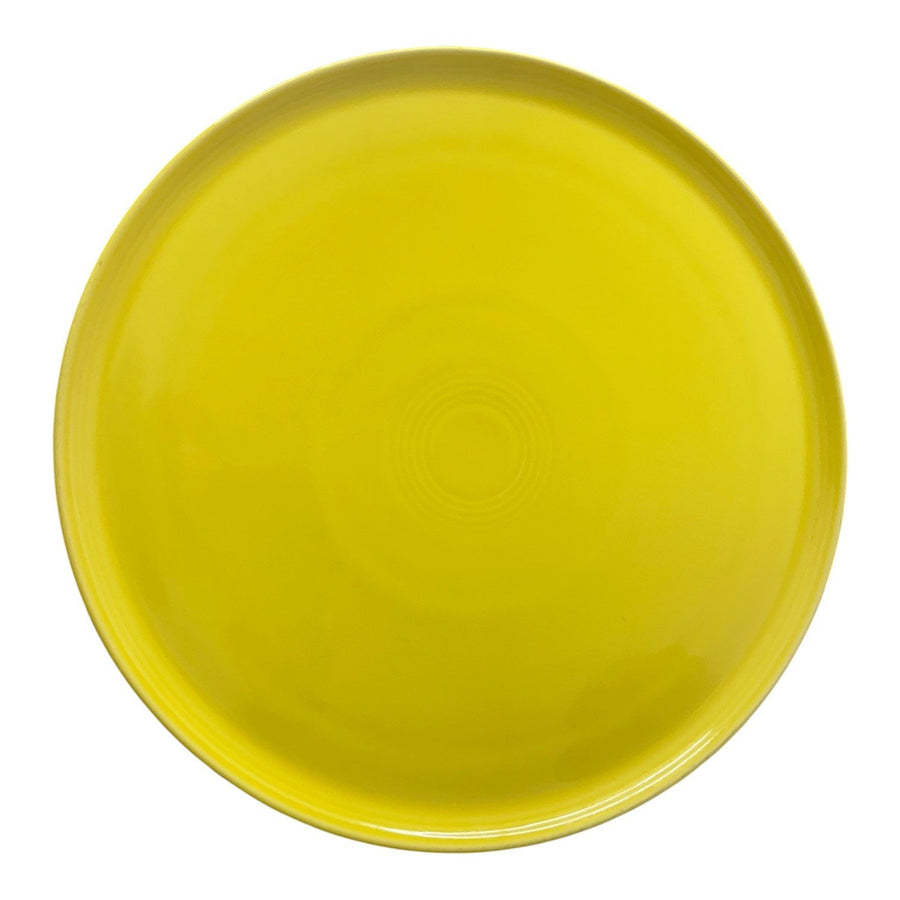Fiesta - Sunflower Yellow Cake Plate Homer Laughlin HLC Ceramic serving plate