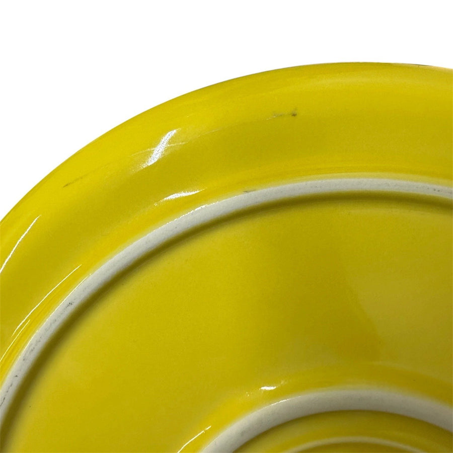 Fiesta - Sunflower Yellow Cake Plate Homer Laughlin HLC Ceramic serving plate