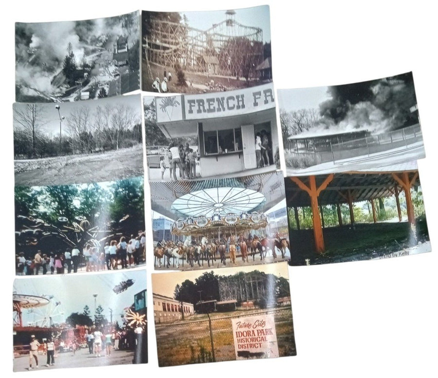Idora Park Photo Prints 4"x6" Set Of 10 Collectible Nostalgic Ohio History