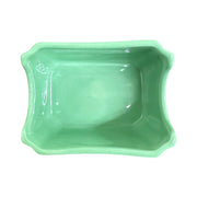 Fiesta - Seamist Green Sugar Packet Caddy Homer Laughlin HLC Retired Ceramic Holder