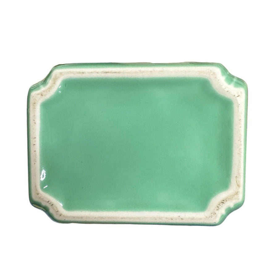 Fiesta - Seamist Green Sugar Packet Caddy Homer Laughlin HLC Retired Ceramic Holder
