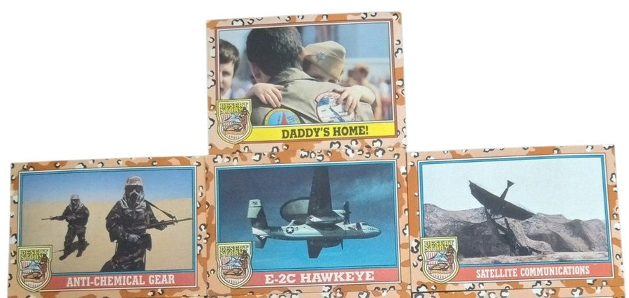 Topps Desert Storm Trading Cards 1991 Set Of 7 Retro Collectible Nostalgic