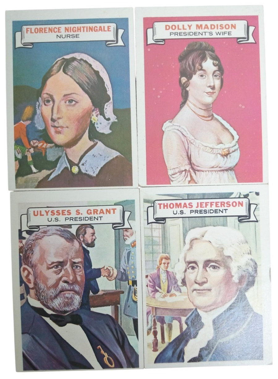 Topps Who Am I Trading Cards Likely 1960s Set Of 6 Vintage Collectible