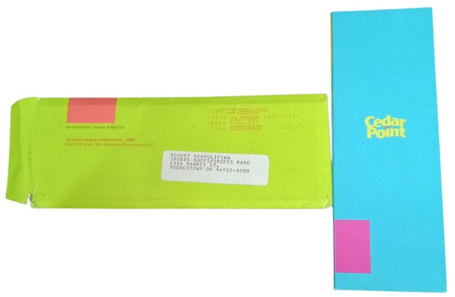 Cedar Point 2004 Season Guide W/Envelope Retro Collectible Nostalgic Ohio