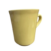 Homer Laughlin China Co. Yellow Denver Mug HLC Vintage Ceramic Retired Cup Fiesta Go-Along