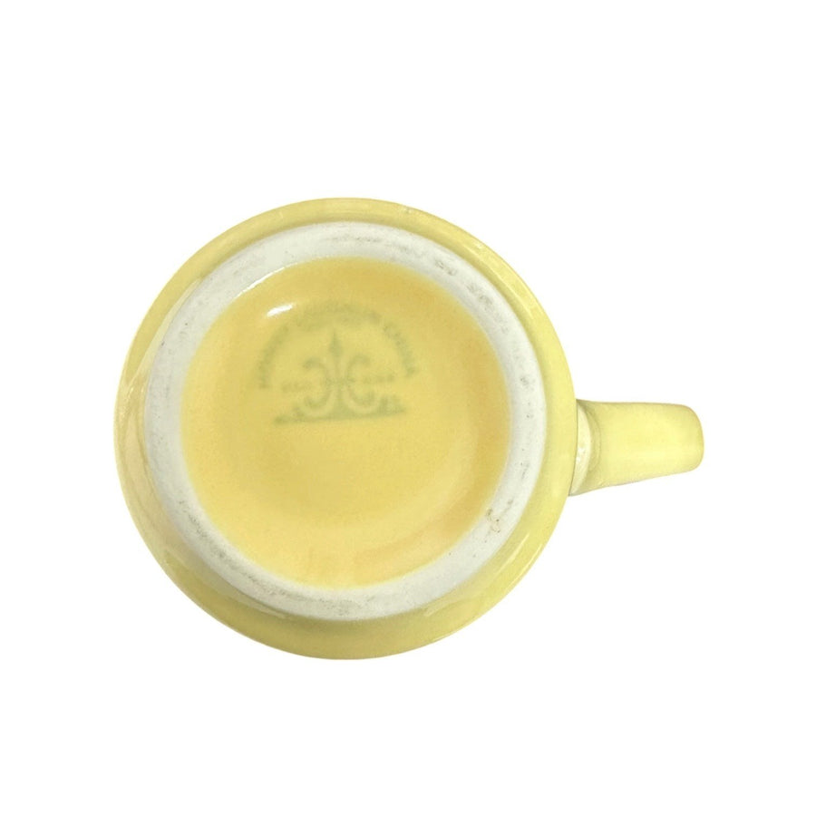 Homer Laughlin China Co. Yellow Denver Mug HLC Vintage Ceramic Retired Cup Fiesta Go-Along