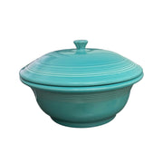 Fiesta - Turquoise Blue 2qt Covered Casserole Dish Homer Laughlin HLC Ceramic Baker