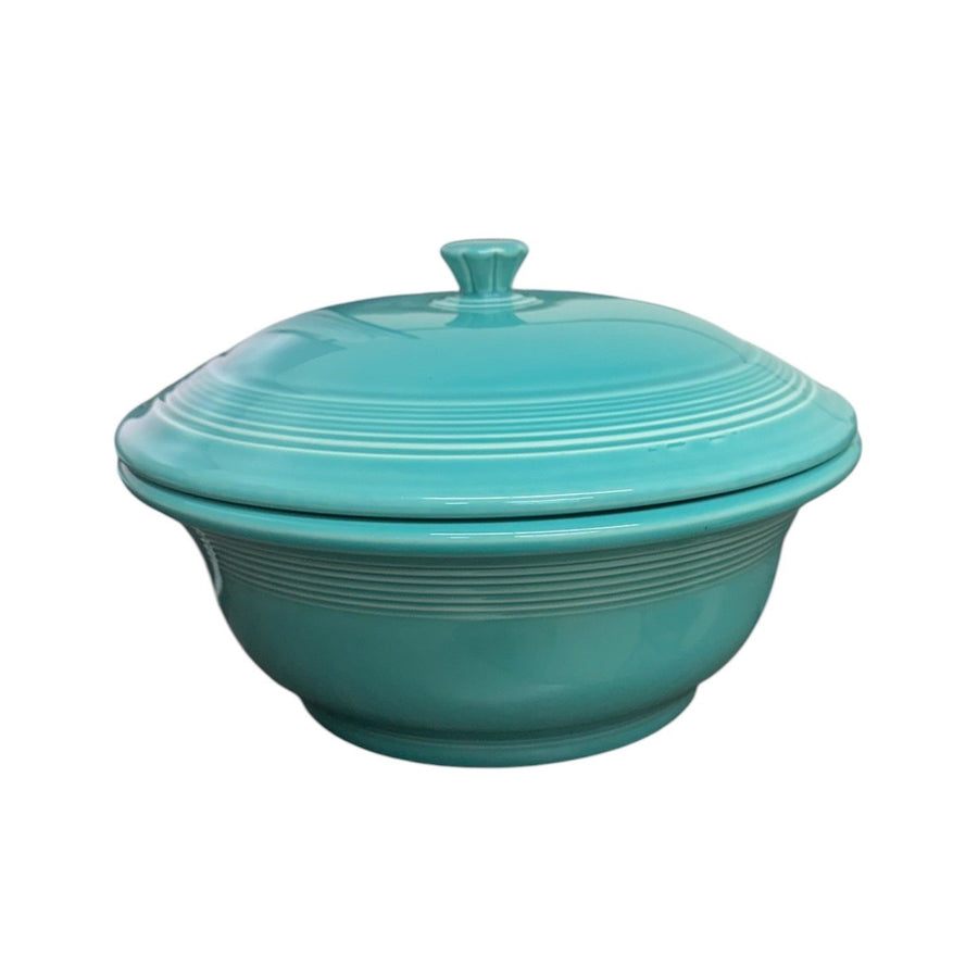 Fiesta - Turquoise Blue 2qt Covered Casserole Dish Homer Laughlin HLC Ceramic Baker