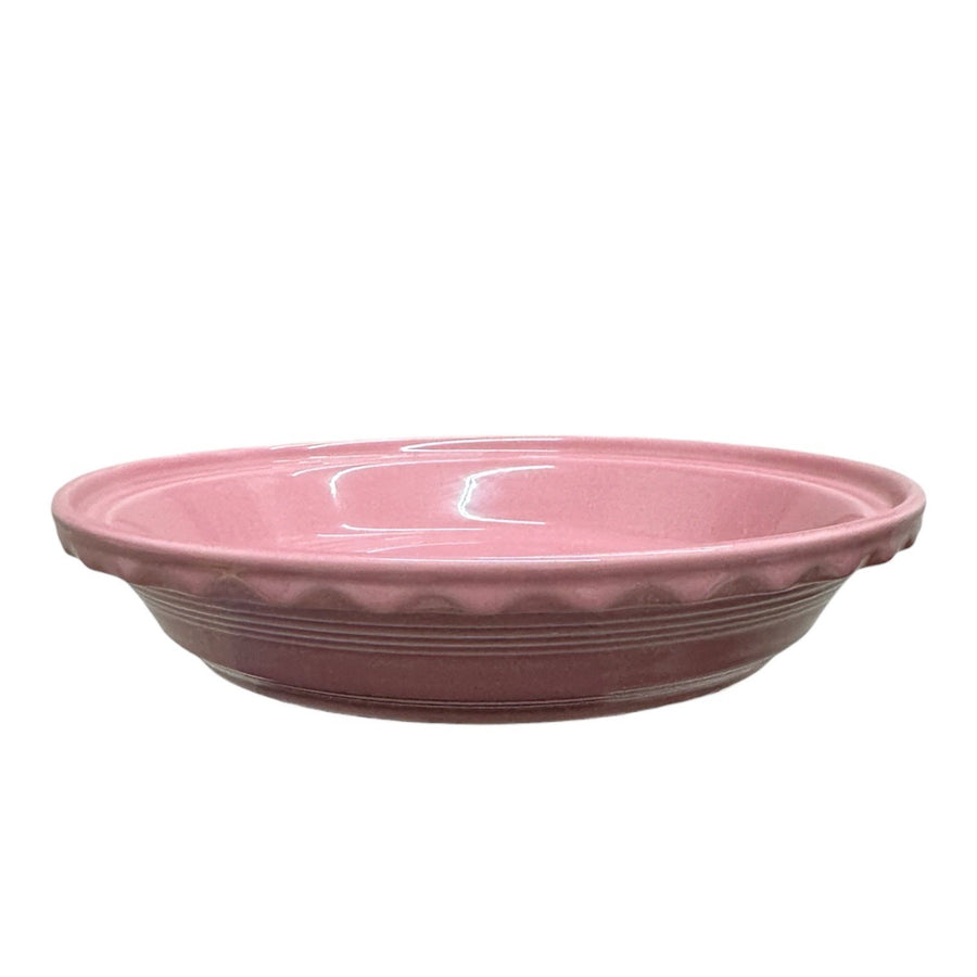 Fiesta - Rose Pink Deep Dish Pie Baker Homer Laughlin HLC Ceramic Baking Plate