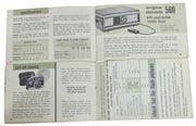 Argus Autronic II Camera Manuals Vintage Retro Collectible Photography Ephemera