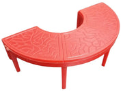Marx Red Dollhouse Furniture Set Of 5 Vintage Collectible Miniature Toys