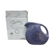 Fiesta - Lavender Purple 90th Anniversary Small Disk Pitcher 28oz Homer Laughlin HLC Ceramic NIB Limited No. 249/400