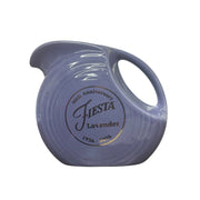 Fiesta - Lavender Purple 90th Anniversary Small Disk Pitcher 28oz Homer Laughlin HLC Ceramic NIB Limited No. 249/400