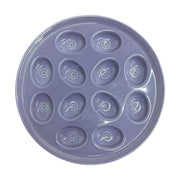 Fiesta - Lavender Purple Round Egg Serving Platter Homer Laughlin HLC Ceramic Tray Plate