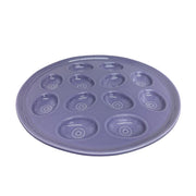 Fiesta - Lavender Purple Round Egg Serving Platter Homer Laughlin HLC Ceramic Tray Plate