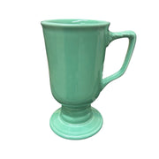 Homer Laughlin China Co. Seamist Green Irish Coffee Mug HLC Ceramic Retired Cup Fiesta Go-Along
