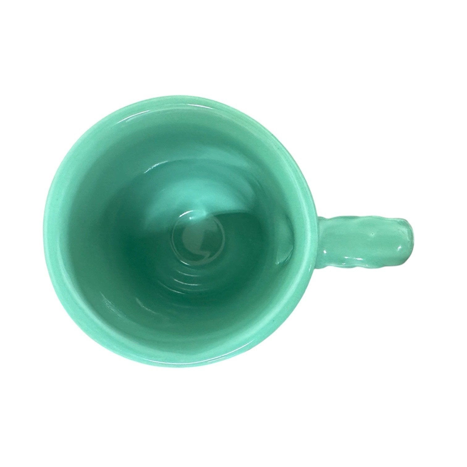 Homer Laughlin China Co. Seamist Green Irish Coffee Mug HLC Ceramic Retired Cup Fiesta Go-Along
