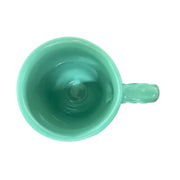 Homer Laughlin China Co. Seamist Green Irish Coffee Mug HLC Ceramic Retired Cup Fiesta Go-Along