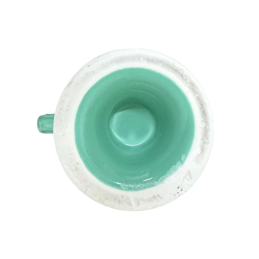 Homer Laughlin China Co. Seamist Green Irish Coffee Mug HLC Ceramic Retired Cup Fiesta Go-Along