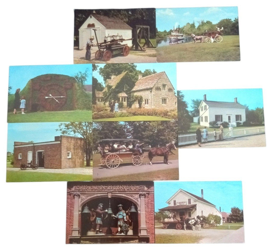 Greenfield Village,Michigan Photo Cards Likely 1960s Set Of 20 Vintage
