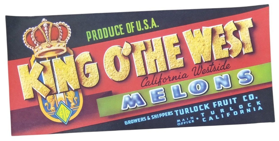 Fruit Crate Labels Set Of 3 Likely 1950s Vintage Collectible Advertising