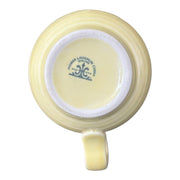 Homer Laughlin China Co. Yellow Jumbo Mug & Saucer Set HLC Ceramic Retired Cup Fiesta Go-Along