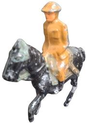 Barclay Or Manoil Horseback Soldier Lead Figure Likely 1930s Vintage Collectible