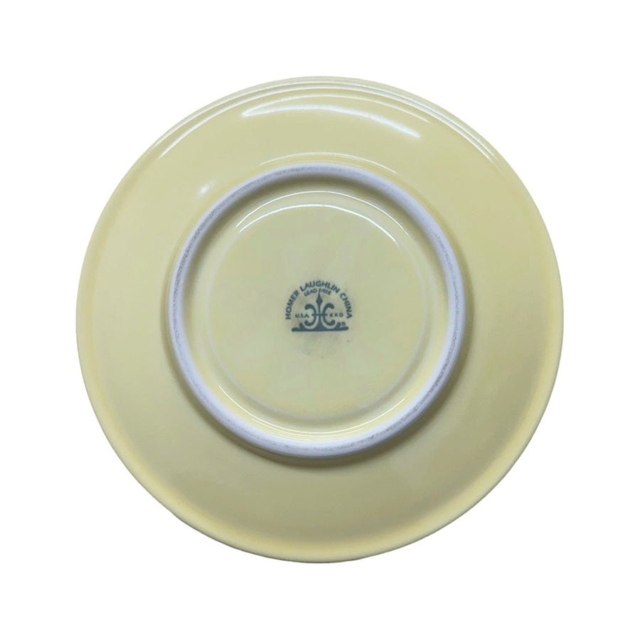 Homer Laughlin China Co. Yellow Jumbo Saucer HLC Ceramic Retired Fiesta Go-Along