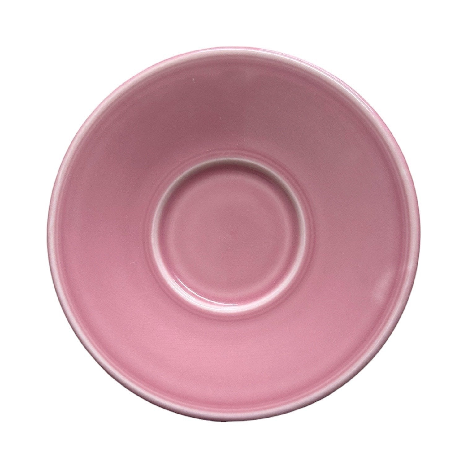 Homer Laughlin China Co. Rose Pink Jumbo Saucer HLC Ceramic Retired Fiesta Go-Along
