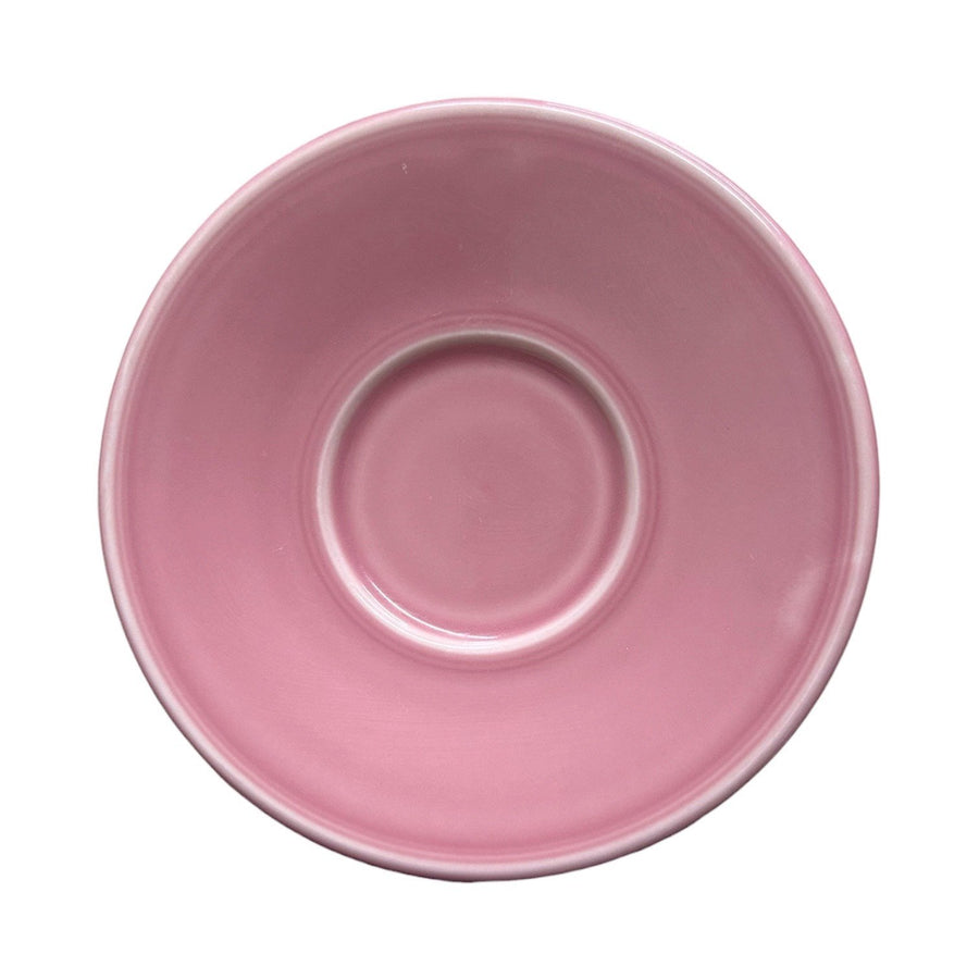 Homer Laughlin China Co. Rose Pink Jumbo Saucer HLC Ceramic Retired Fiesta Go-Along
