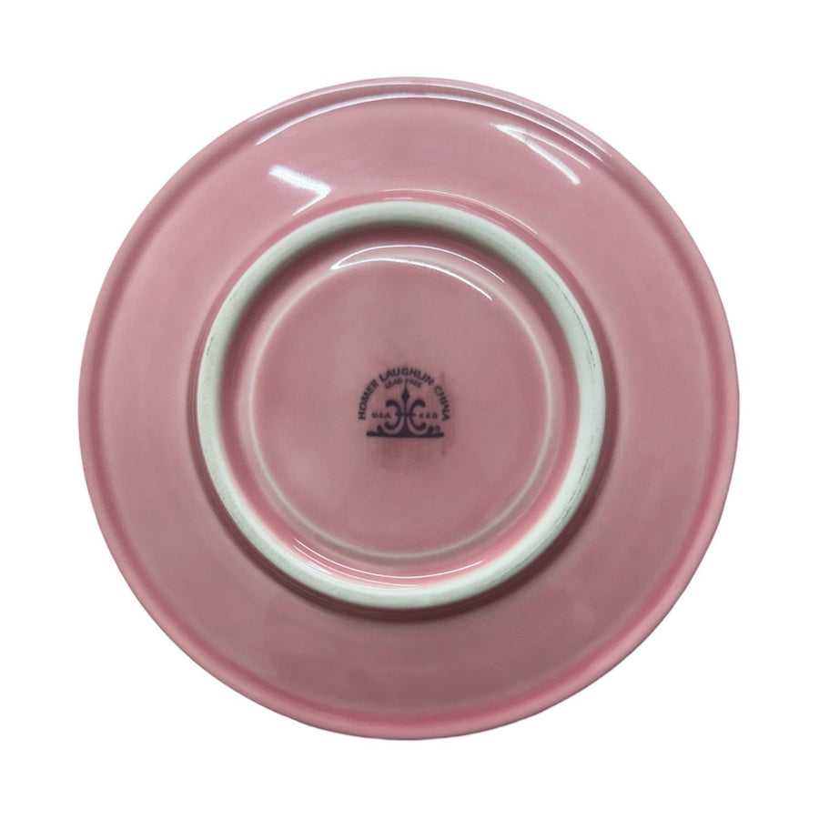 Homer Laughlin China Co. Rose Pink Jumbo Saucer HLC Ceramic Retired Fiesta Go-Along