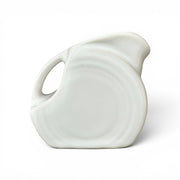 Fiesta - White 5oz Black Botanical Mini Disk Pitcher Homer Laughlin HLC Ceramic Creamer NWT