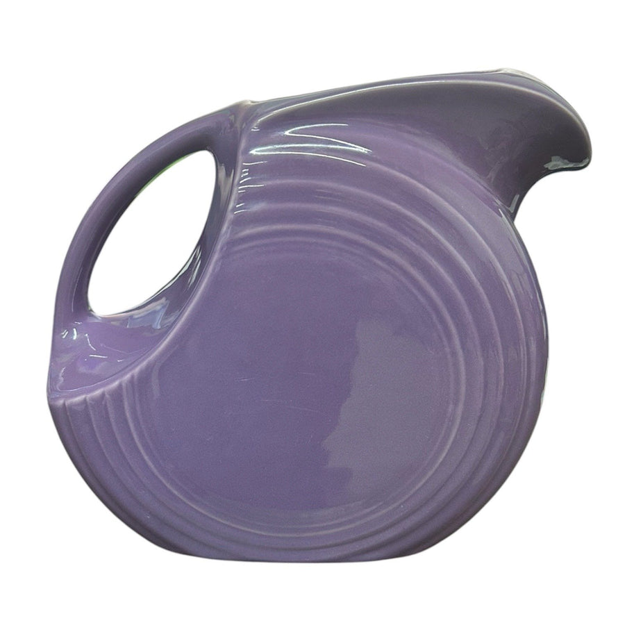Fiesta - Lilac Purple 67oz Large Disk Pitcher Homer Laughlin HLC Retired Ceramic Pitcher