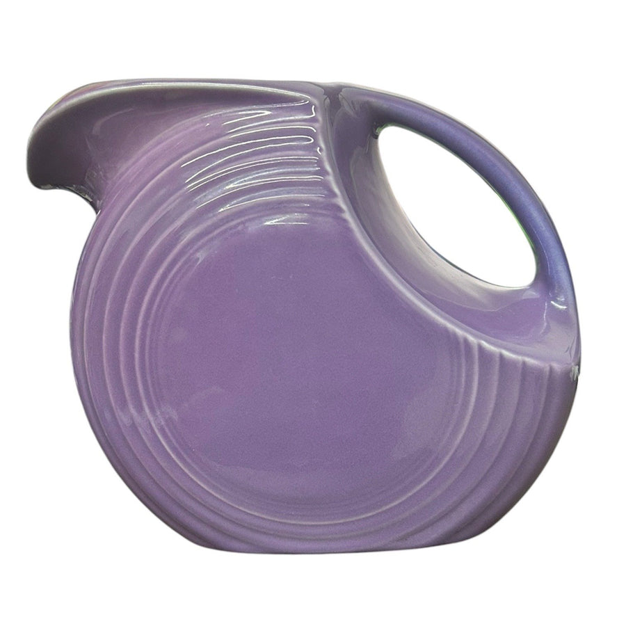 Fiesta - Lilac Purple 67oz Large Disk Pitcher Homer Laughlin HLC Retired Ceramic Pitcher
