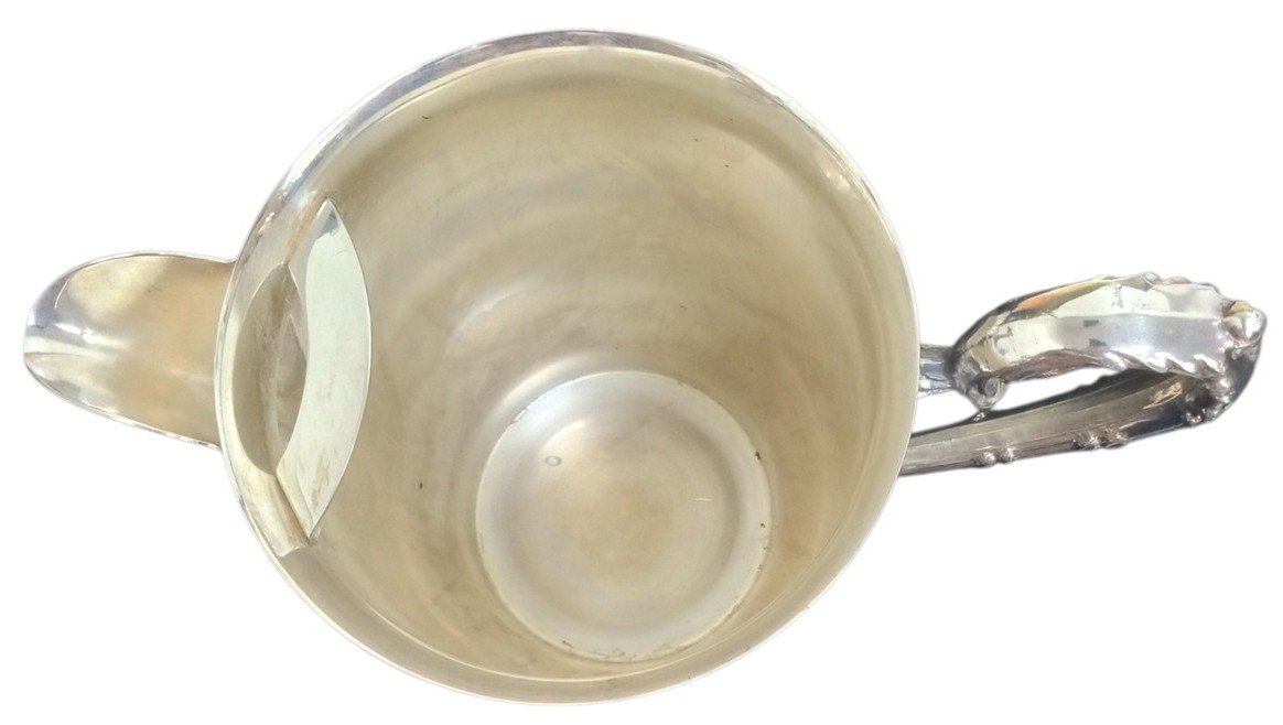 Sheridan Silver On Copper Pitcher Vintage Collectible Serveware Drinkware