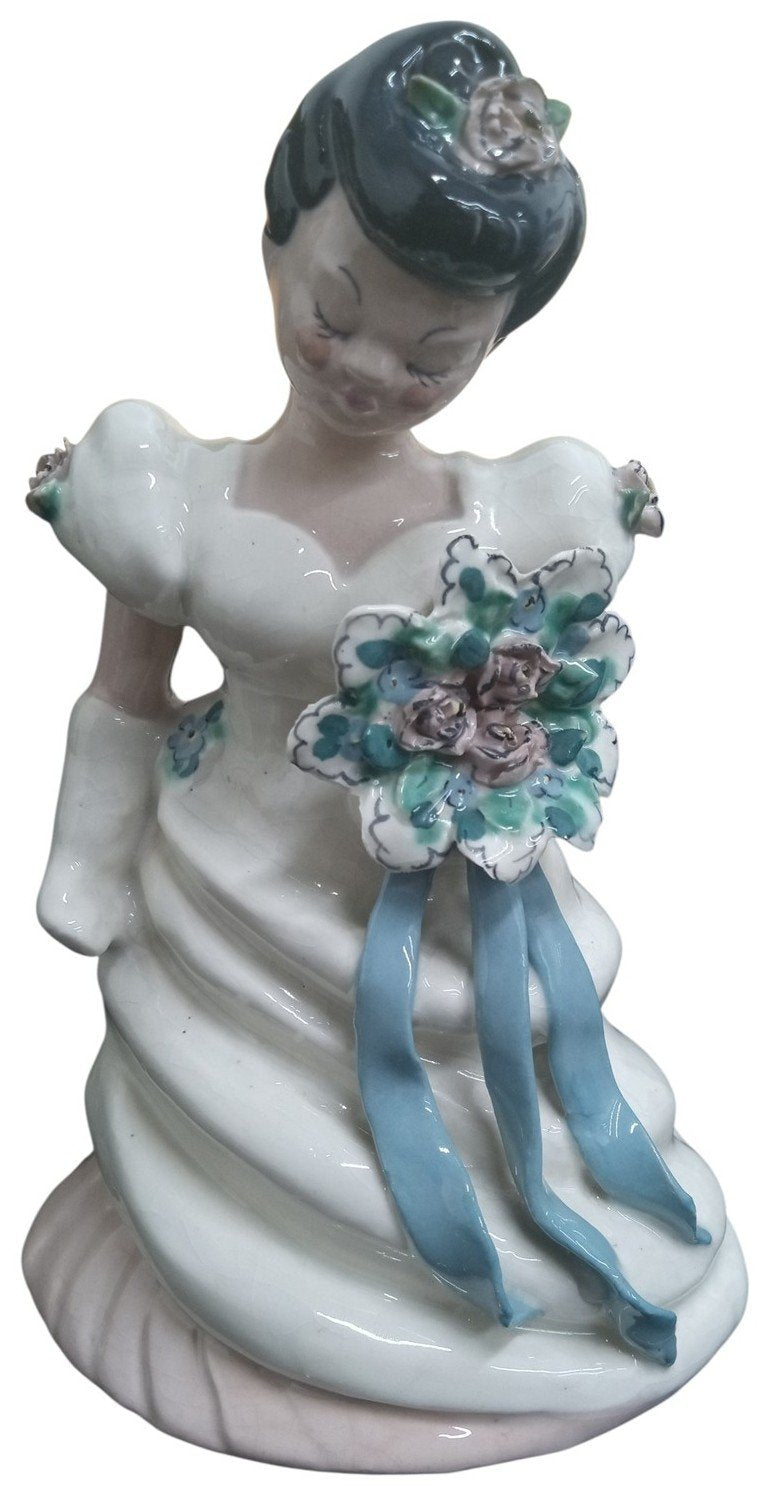 Ceramic Bride Figure Likely Josef Originals Vintage Collectible Decorative