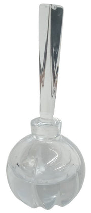 Perfume Bottle W/Stopper Likely Mikasa Vintage Collectible Clear Glassware