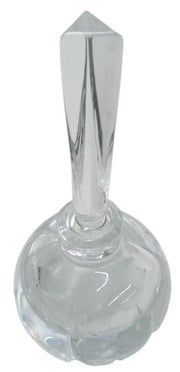 Perfume Bottle W/Stopper Likely Mikasa Vintage Collectible Clear Glassware