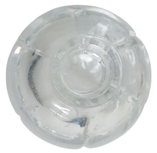 Perfume Bottle W/Stopper Likely Mikasa Vintage Collectible Clear Glassware