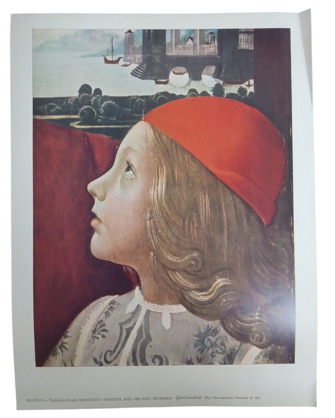 Mantegna & Ghirlandaio Art Prints Metropolitan Museum 1950s Vintage Decor
