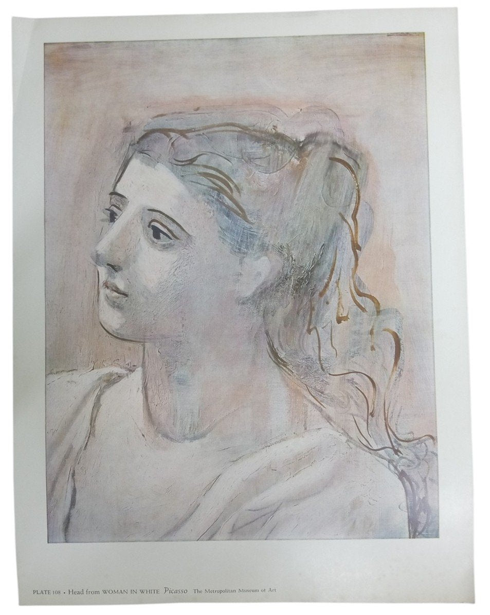 Picasso & Tommaso da Modena Art Prints Metropolitan Museum Vintage Decor 1950s